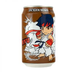 Bebida con gas sabor té rojo y manzana (OCEAN BOMB) 330ml