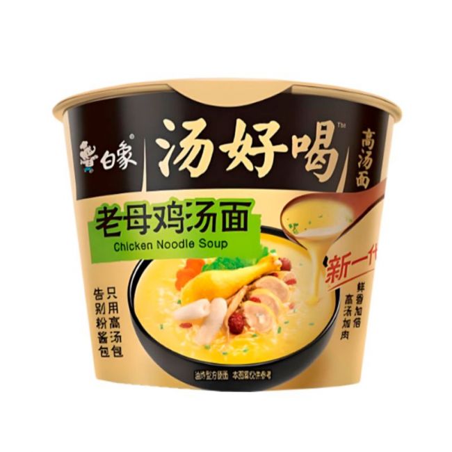 Sopa de fideos instantánea sabor pollo (BAI XIANG) 108g