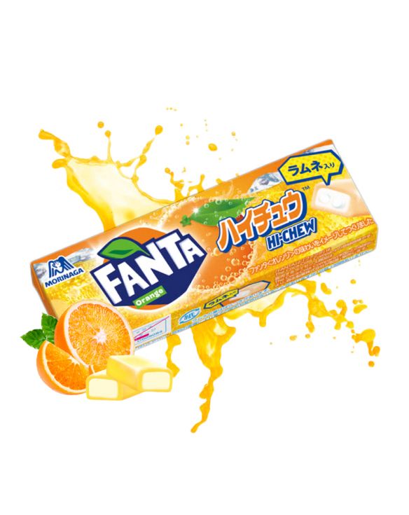 Caramelos Fanta sabor Naranja (MORINAGA) 35g