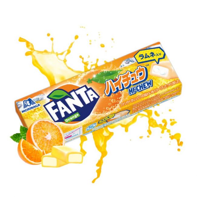 Caramelos Fanta sabor Naranja (MORINAGA) 35g