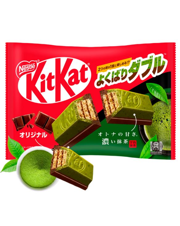 Kitkat Mini Doble Té Verde (NESTLE) 124g (10pcs)