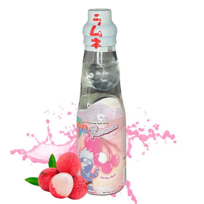 Bebida Gaseosa Lychee (NARUTO RAMUNE) 200ml