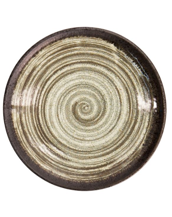 Plato redondo 16,5cm porcelana "Asashio"