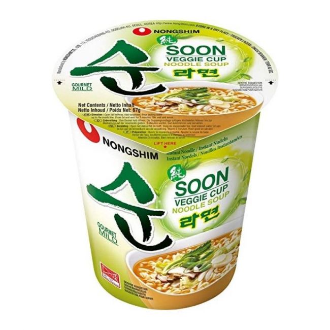 Noodles instantáneos vegetales (NONGSHIM) 67g