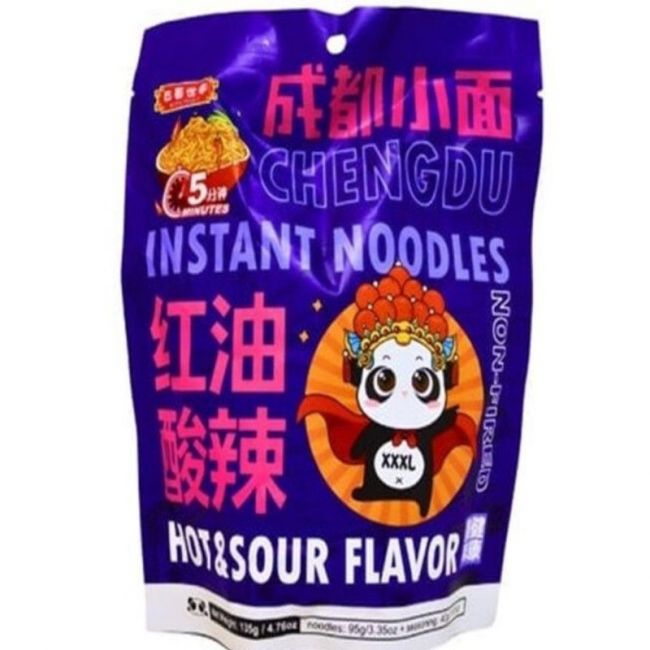 Fideos instantáneos chengdu sabor agrio picante 135g (BASHU FAMILY)