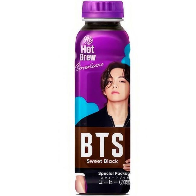 Refresco de café negro dulce (BTS) 350ml