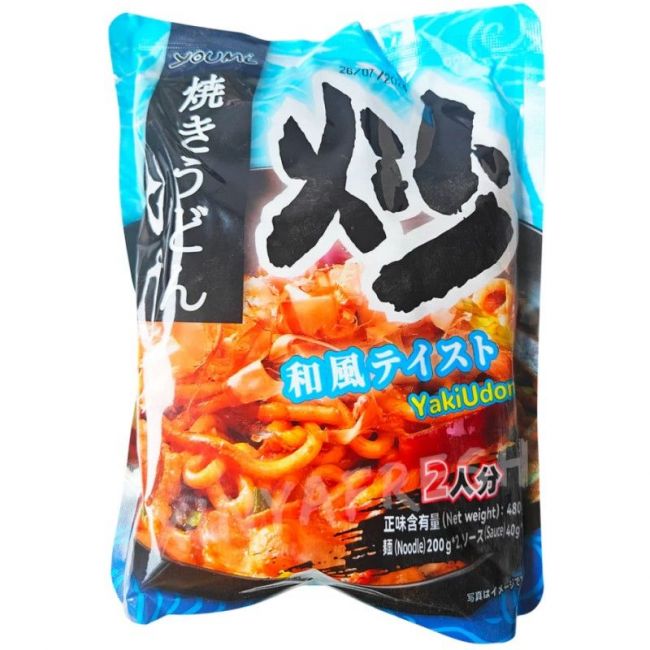 Fideos instantáneos yaki udon (YOUMI) 480g