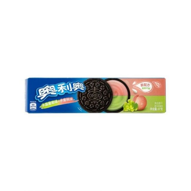 Galleta sabor melocotón y uva (OREO) 97g