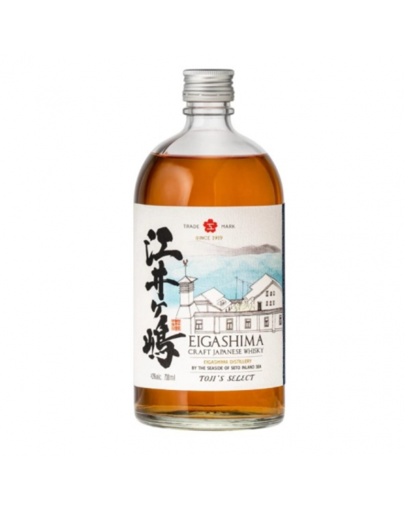 Whisky japonés craft de Eigashima Toji 70cl (Alc.43%)