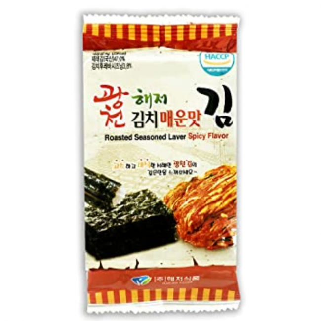 Snack de alga kimchi asado y sazonado (HAEJEO) 4g