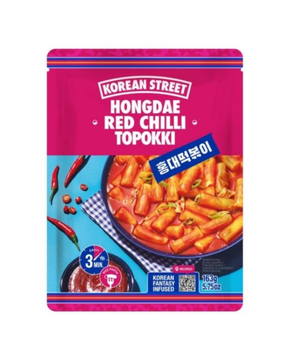 Topokki sabor chili dulce (KOREAN STREET) 163g
