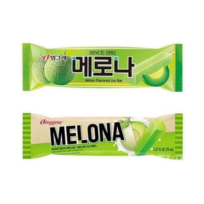 Helado MELONA sabor melón (BINGGRAE) 70g