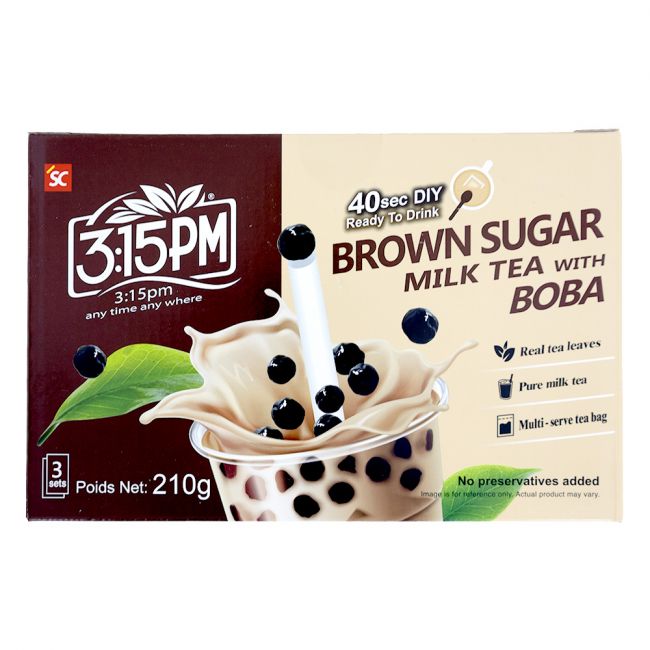 Kit de bubble te de azúcar moreno 70g