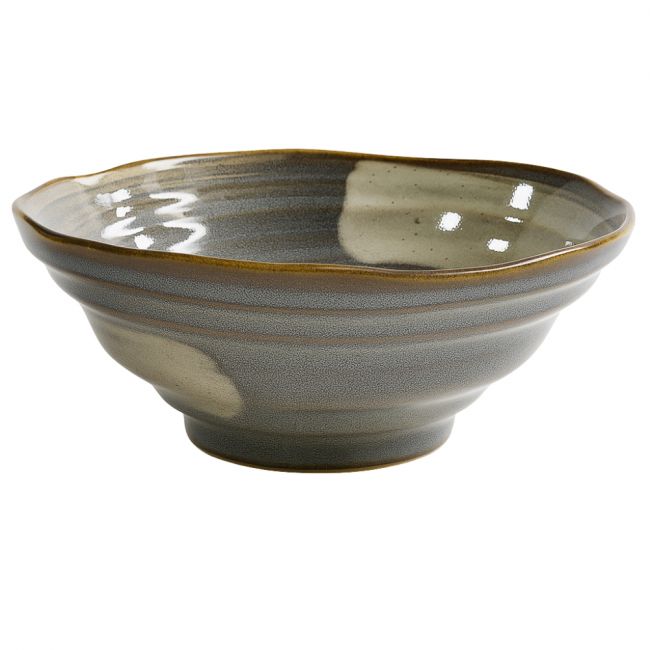 Cuenco de porcelana "verde oliva" 18x7,5CM