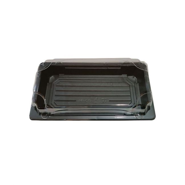 Envase Rectangular Con Tapa (16x9CM) 50 Unidades