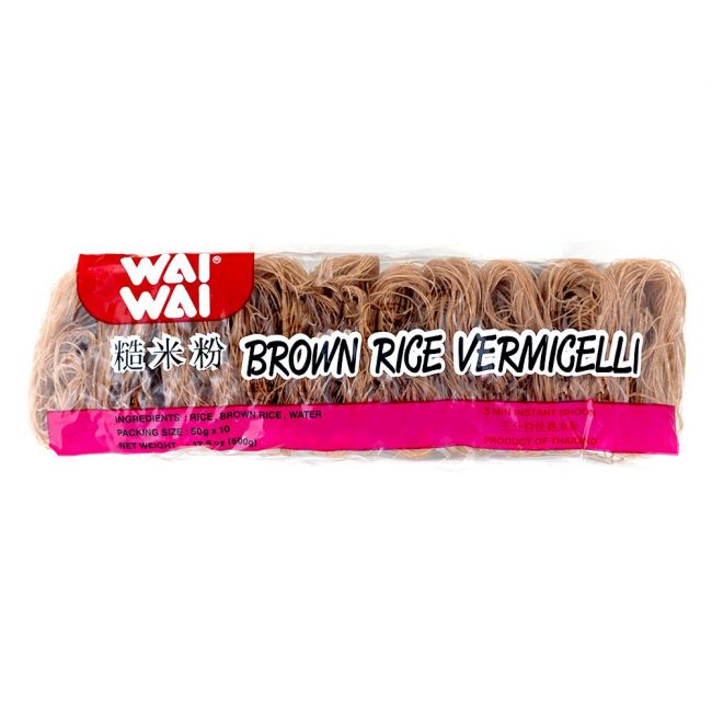 Fideo de arroz integral (WAI WAI) 500g