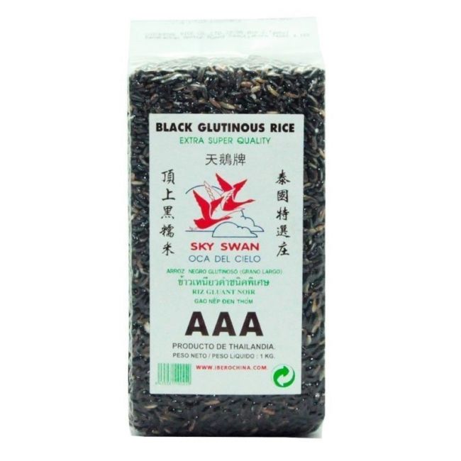 Arroz glutinoso negro (SKY SWAN) 1kg