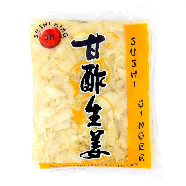 Jengibre blanco en conseva (SUSHI KING) 1,5kg