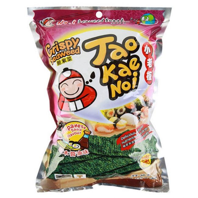 Alga nori sabor salsa japonesa (TAOKAENOI). 32 g