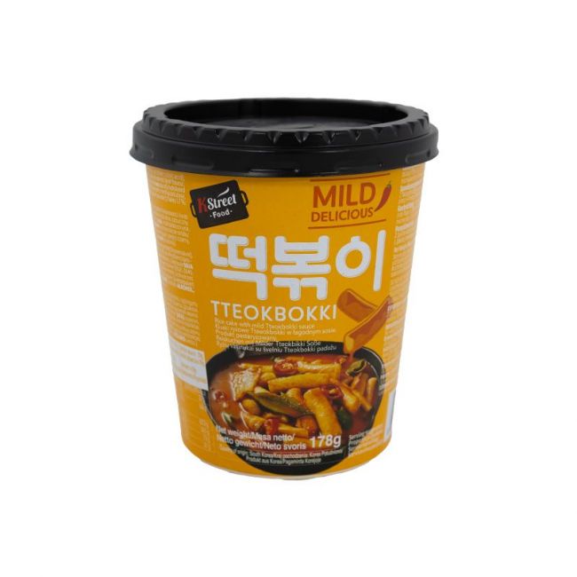 Topokki con salsa picante suave (K Street Food) 178g
