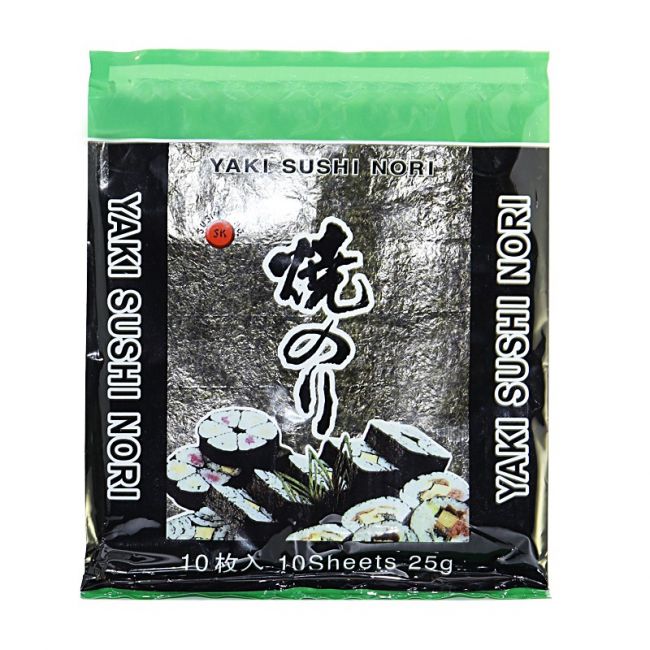 Alga yaki nori suhi 10 hojas Gold (SUSHI KING) 25g