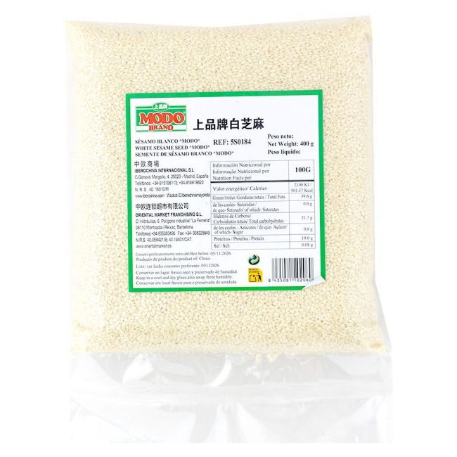 Semilla de sésamo blanco (MODO) 400g