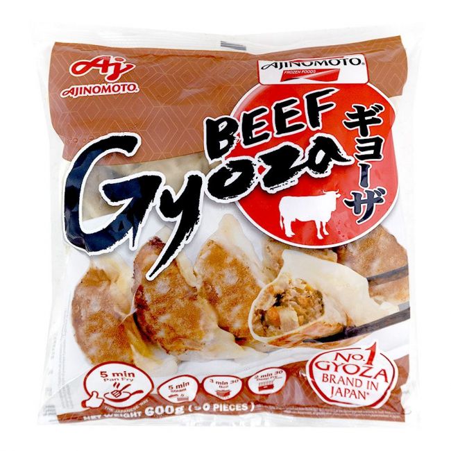 Gyoza Ternera-Verdura 30pcs (AJINOMOTO) 600g