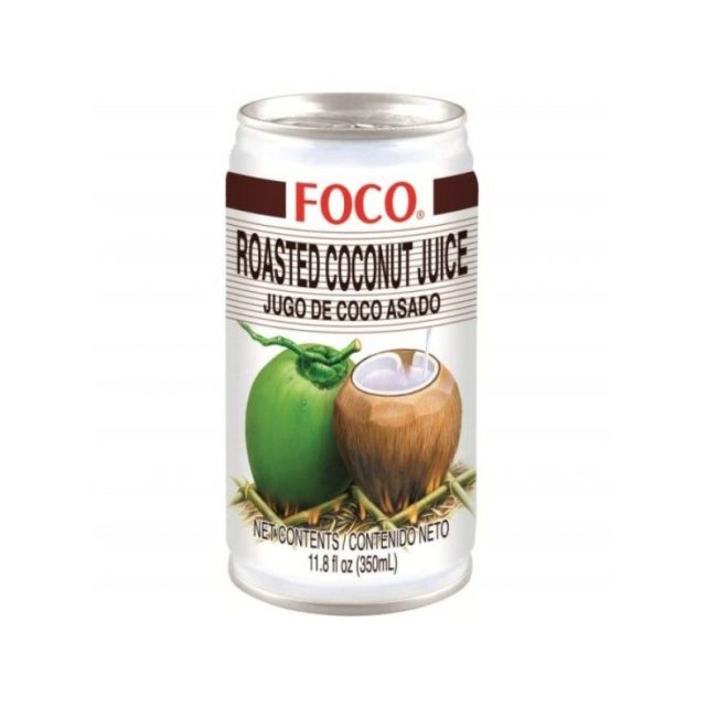 Bebida agua de coco tostado (FOCO) 350 ml