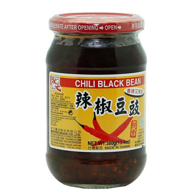 Salsa alubias negras con picante (MASTER) 380g
