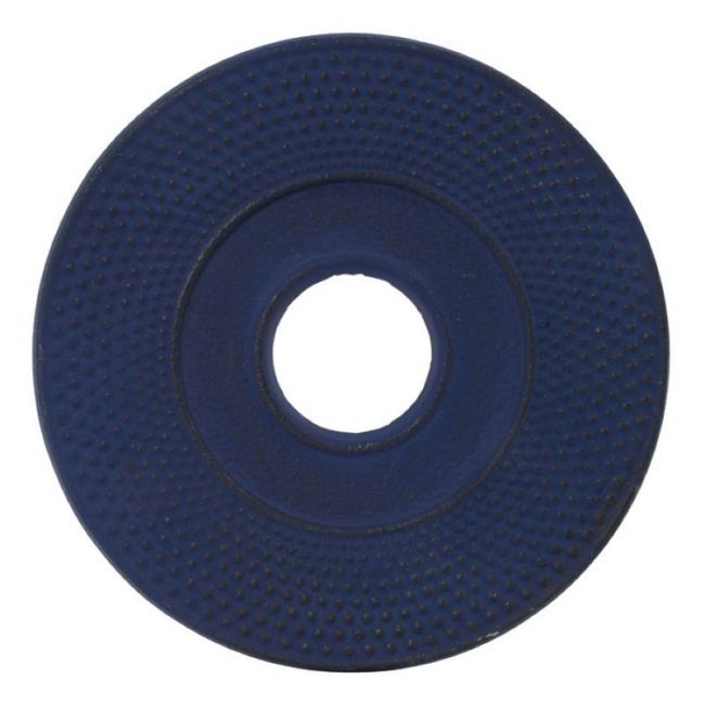 SOPORTE DE HIERRO P/TETERA 14CM "puntos-azul".