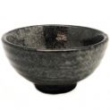 CUENCO 10x5,5CM PORC. "negro-gris". (720086)