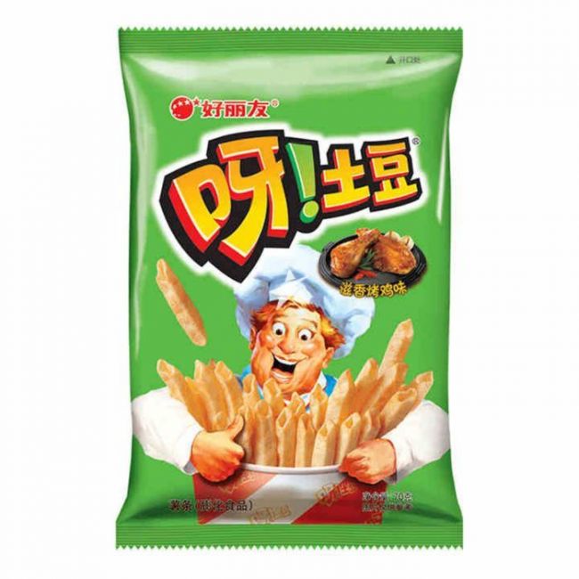 Chips sabor pollo a la parrilla (ORION) 70g