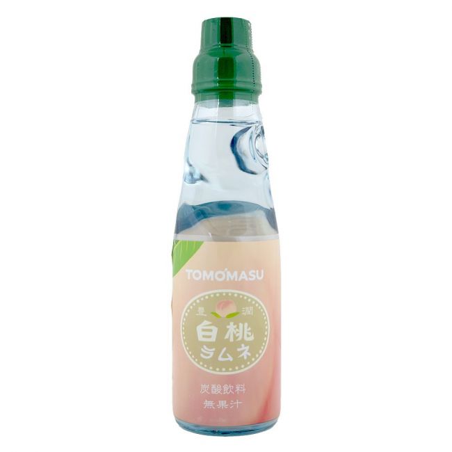 Bebida ramune sabor melocotón (TOMOMASU) 300ml