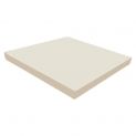 Tabla cuadrada, de poliester con medidas: 50x50x4cm