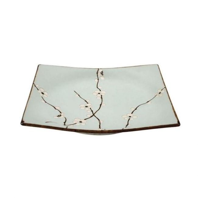 PLAT. CUAD. 23CM PORC. "soshun"