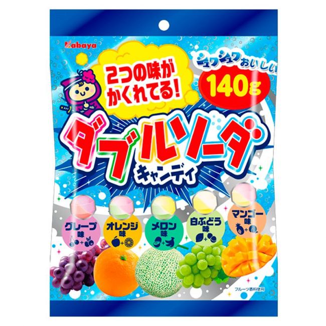 Caramelo de soda doble (KABAYA) 140g