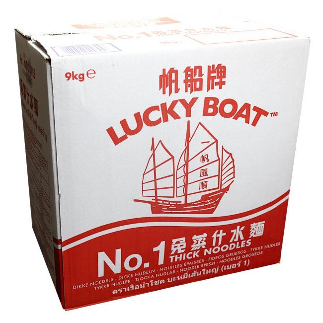 Tallarines gruesos NO1 (LUCKY BOAT) 9kg