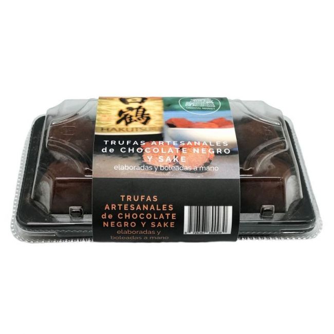 Trufas artesanales de chocolate negro y sake 8pcs (ORIENTAL MARKET)