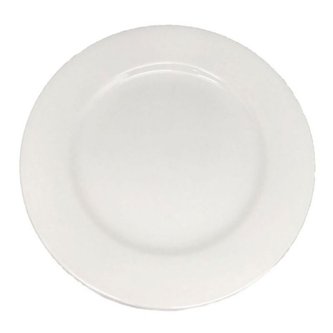 Plato Porcelana 16" Blanco