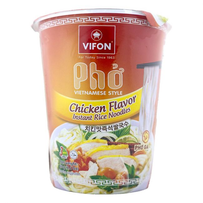 Tallarines cup de arroz sabor pollo (VIFON) 60g