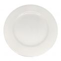 Plato redondo porcelana "Blanco".  7,25".