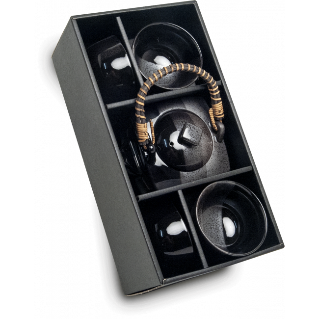 SET TE PORCELANA. "Grafito-negro"