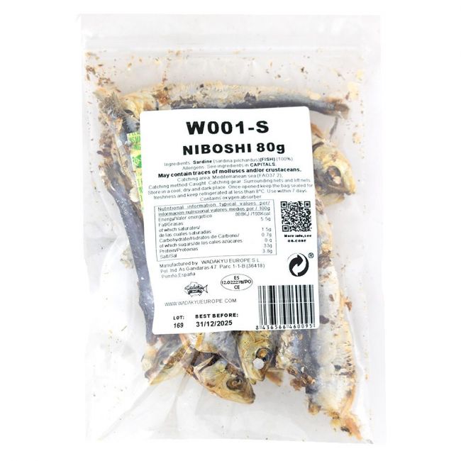 Niboshi Sardina Seca (WADAKYU) 80g