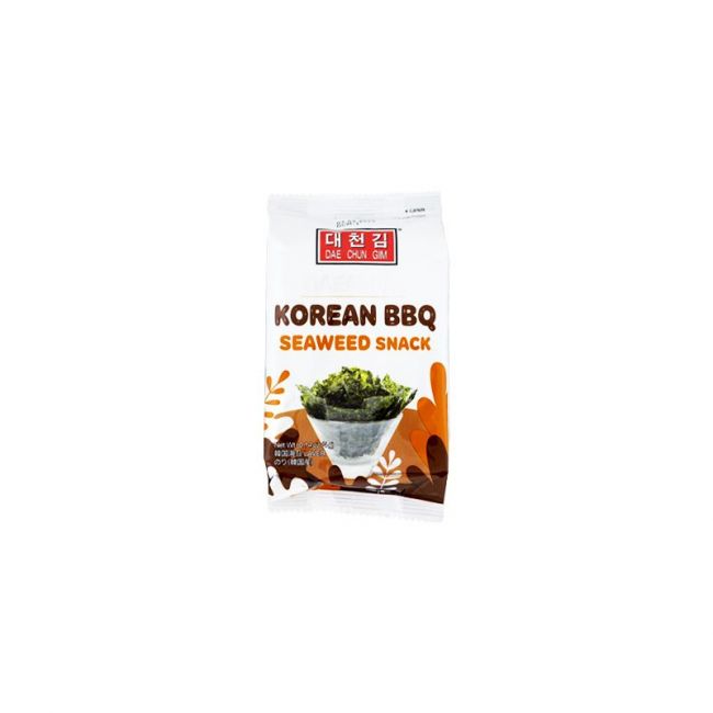 Algas snack sabor Korean BBQ (DAE CHUN GIM) 4g