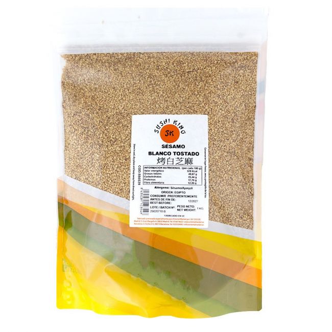 Sésamo blanco Tostado (SUSHI KING) 1kg