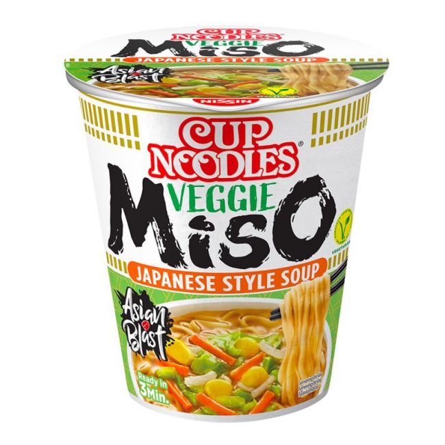 Tallarines cup Miso Veggie (NISSIN) 67g
