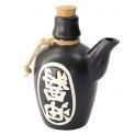 Jarra para salsa de soja 170 ml. Negra- letra blanca