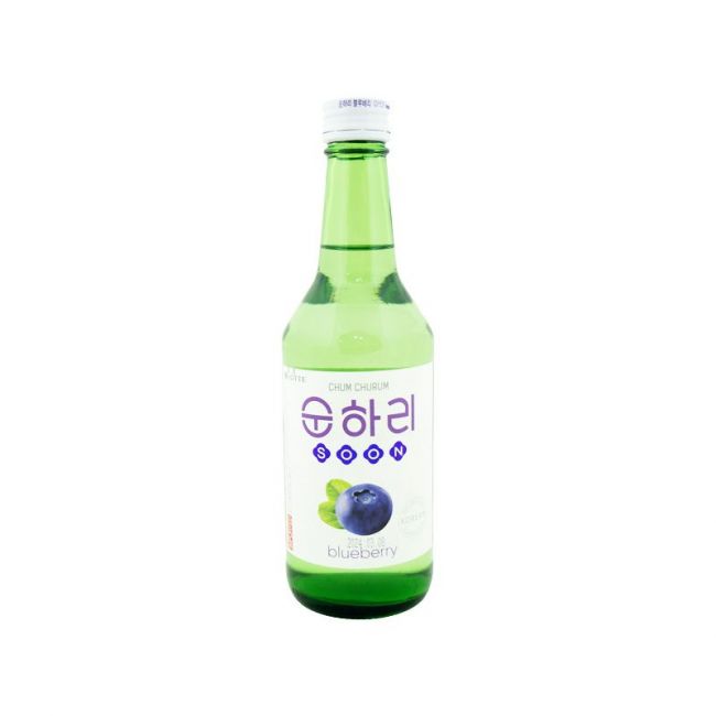 Vino soju sabor a arándano (LOTTE) 350ml (Alc.12%)