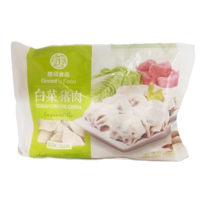 Empanadillas de cerdo con col china (GREENFU FOOD) 500g