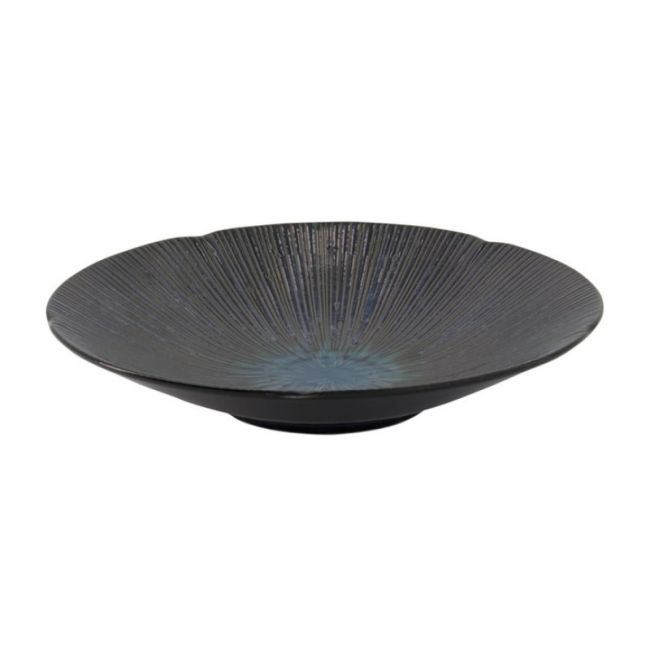 Plato redondo hondo 22x4cm. Modelo: "Sky blue".